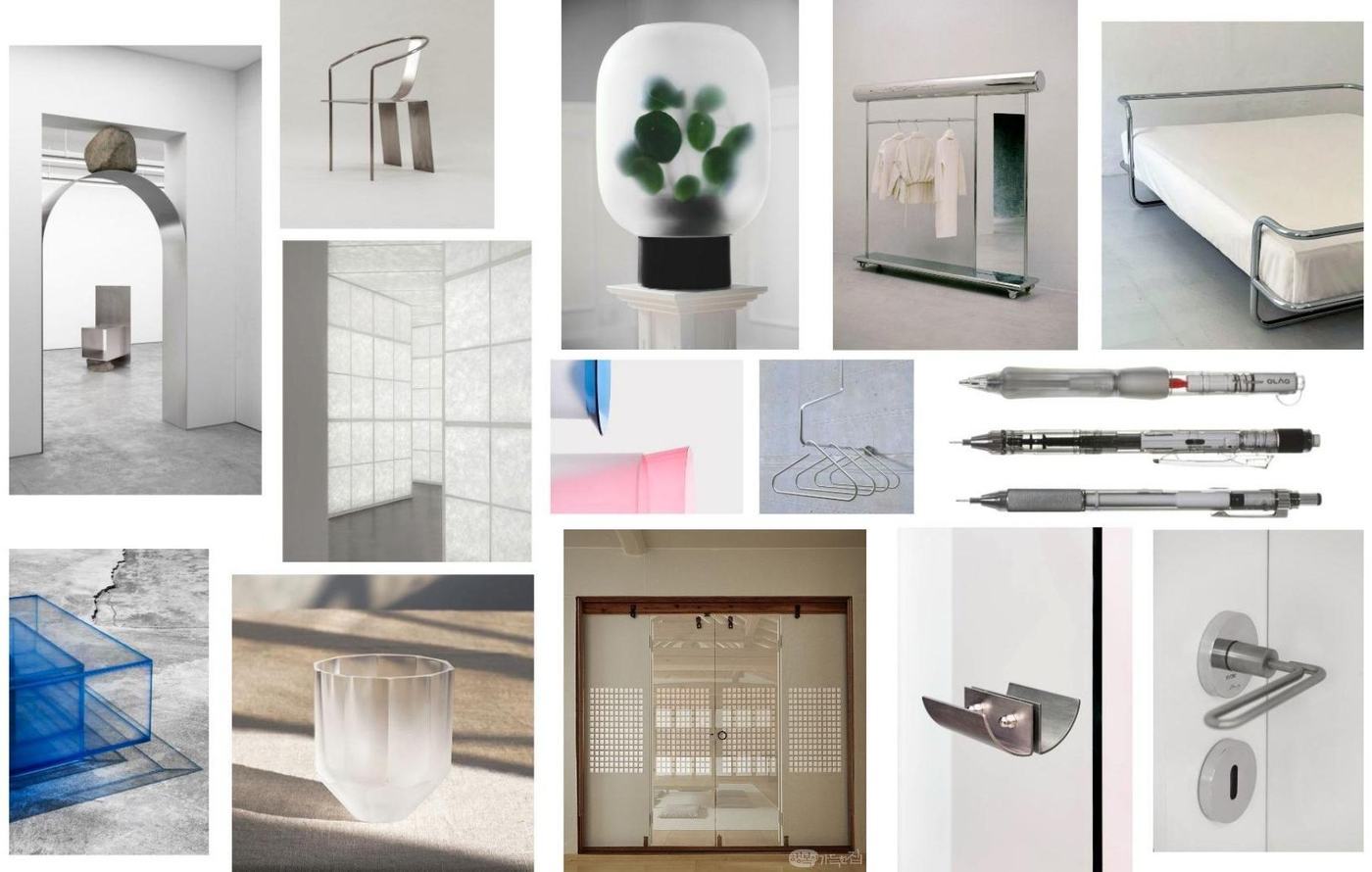 Material and reference moodboard
